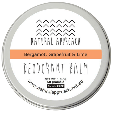 50g - Bicarb FREE - Bergamot, Grapefruit & Lime- Natural Deodorant