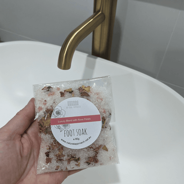Relaxing Foot Soak with Rose Petals 80g