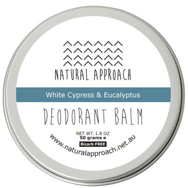 NEW LIMITED EDITION - 50g - Bicarb FREE - White Cypress & Eucalyptus - Natural Deodorant