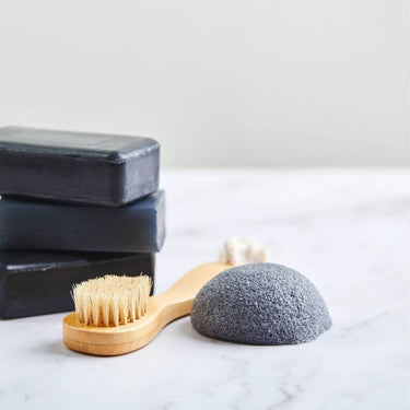 Japanese Konjac Facial Sponge – Charcoal