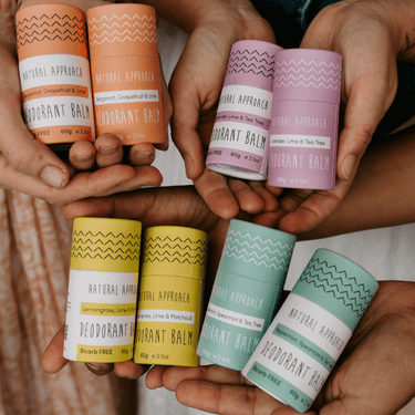 Natural Approach natural deodorant tube range