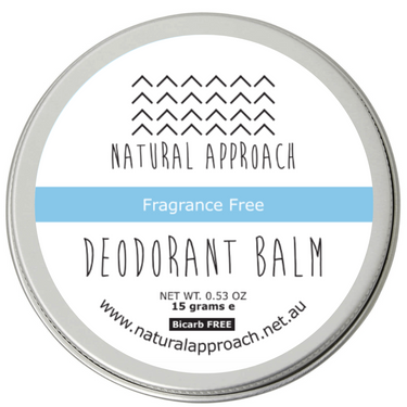Fragrance Free and bicarb free deodorant balm