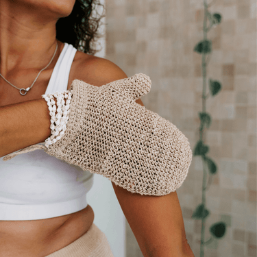 Handmade Hemp Exfoliating Mitt