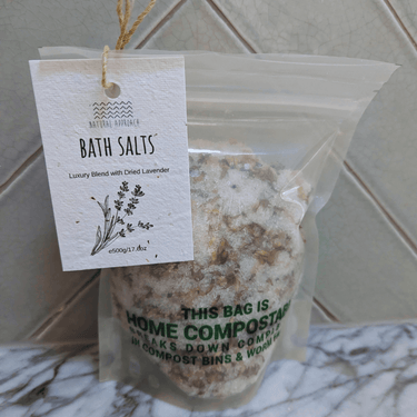 Bath Salts - Luxury Blend with Dried Lavender - 500g