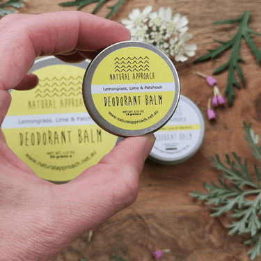 Lemongrass, Lime and Patchouli Natural Deodorant Mini Tin for Regular Skin 15g