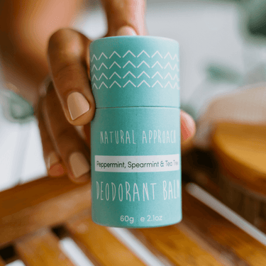 Natural Deodorant Tube for Regular Skin, Peppermint, Spearmint, and Tea Tree 60g