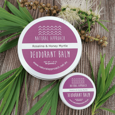 Rosalina and Honey Myrtle Natural Deodorant Mini Tin for Regular Skin 15g