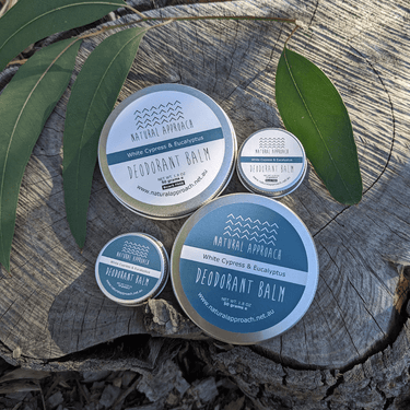 Limited Edition White Cypress & Eucalyptus Natural Deodorant Mini Tin for Sensitive Skin 15g