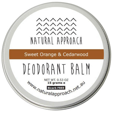 LIMITED EDITION 15g - Bicarb FREE - Sweet Orange & Cedarwood - Natural Deodorant
