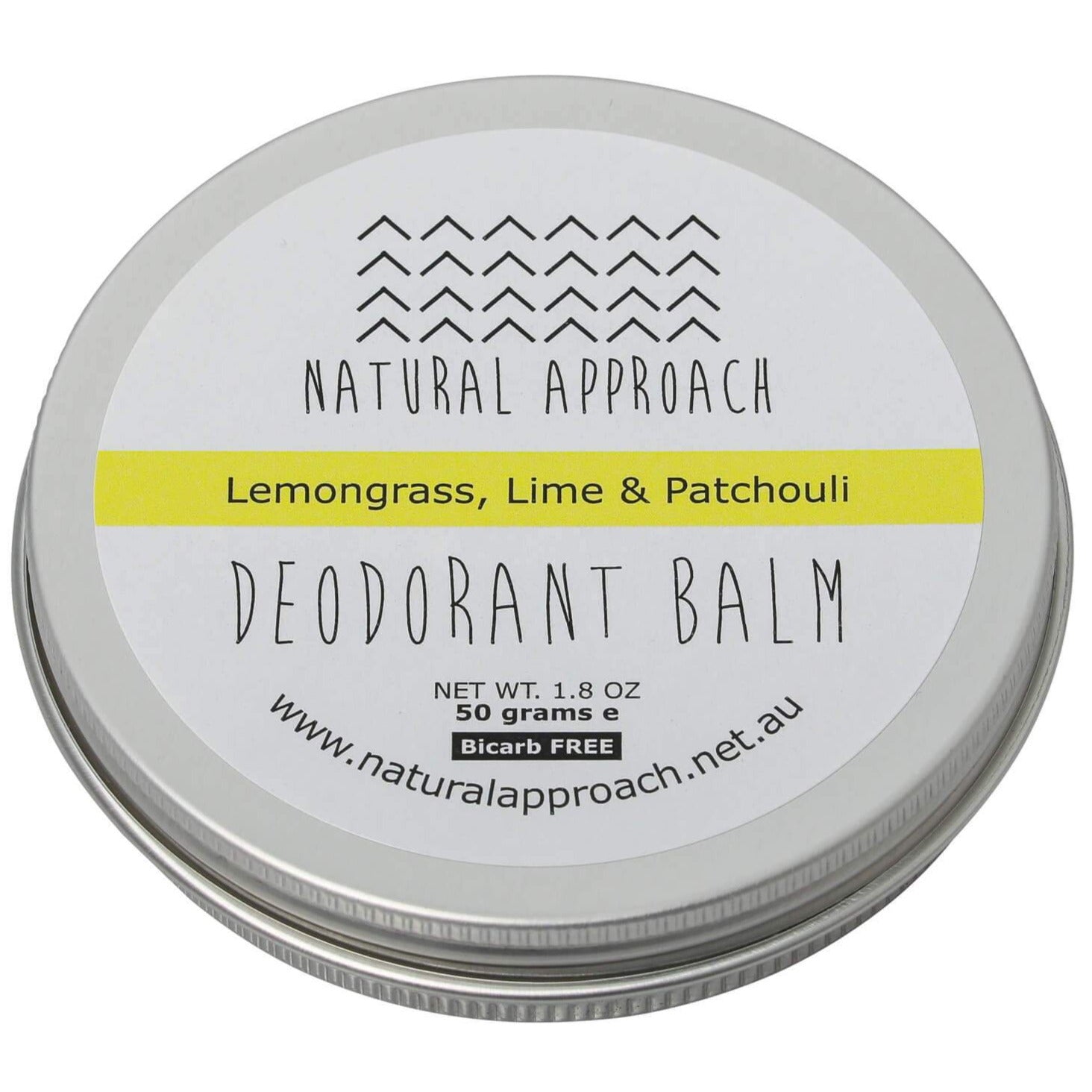 Lemongrass, Lime and Patchouli natural deodorant balm