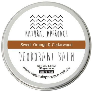 Limited Edition 50g - Bicarb FREE - Sweet Orange & Cedarwood - Natural Deodorant