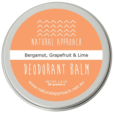 Bergamot, Grapefruit and Lime natural deodorant balm Australia