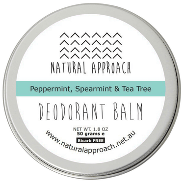 50g - Bicarb FREE - Peppermint, Spearmint & Tea Tree - Natural Deodorant