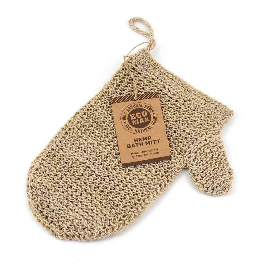 Handmade Eco Max Hemp Exfoliating Mitt Natural Approach Australia