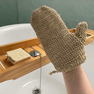 Handmade Eco Max Hemp Exfoliating Mitt